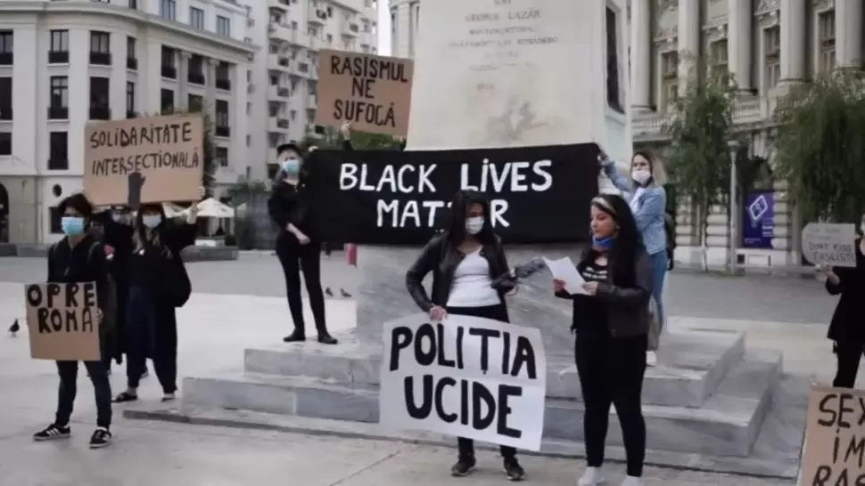 Mișcarea Black Lives Matter a ajuns în România