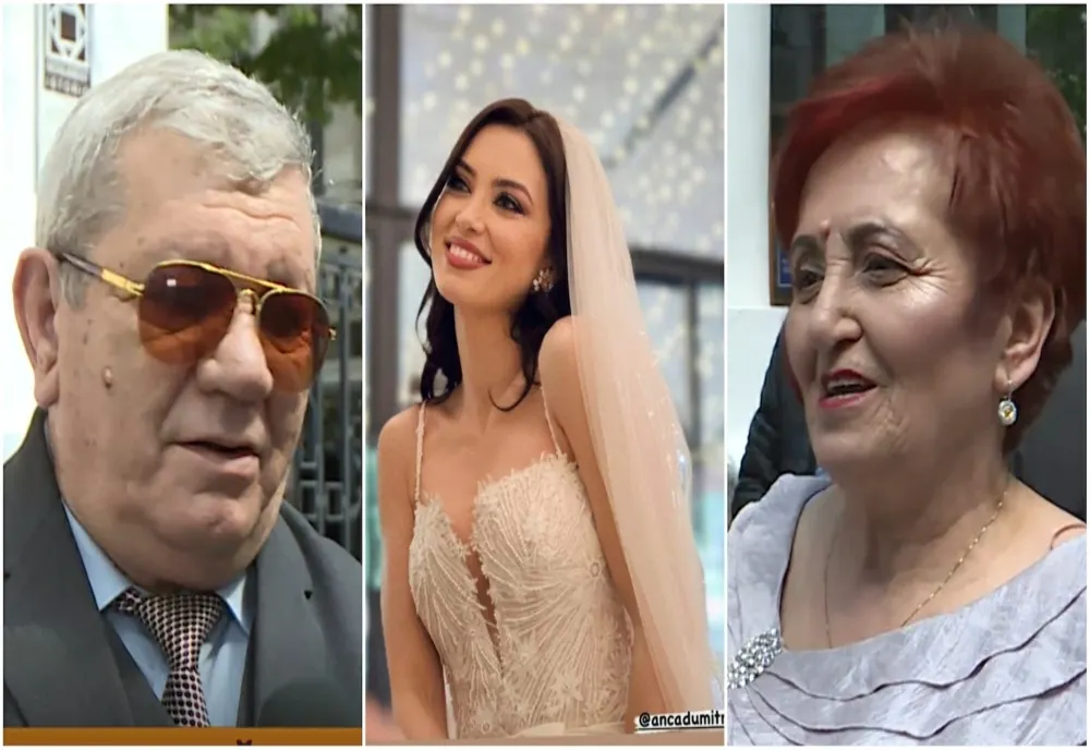 Părinții Ancăi Dumitra, primele declarații după nuntă. Ce au spus cei doi la scurt timp după ce au ieșit din biserică 