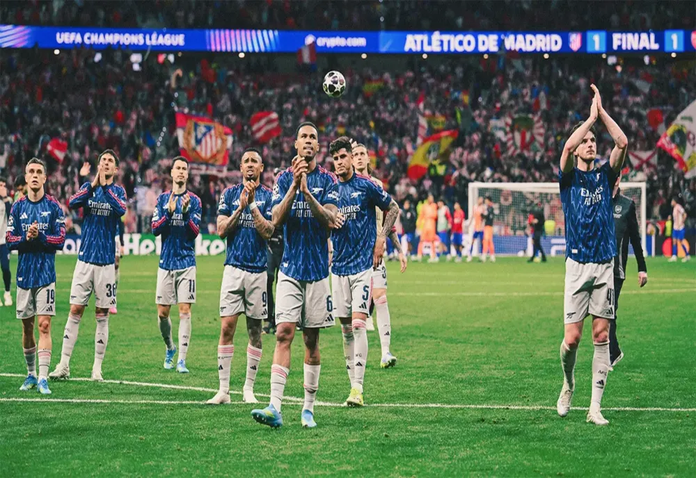 Remiză între Atletico şi Arsenal Londra, în turul semifinalei Ligii Campionilor, 1-1!