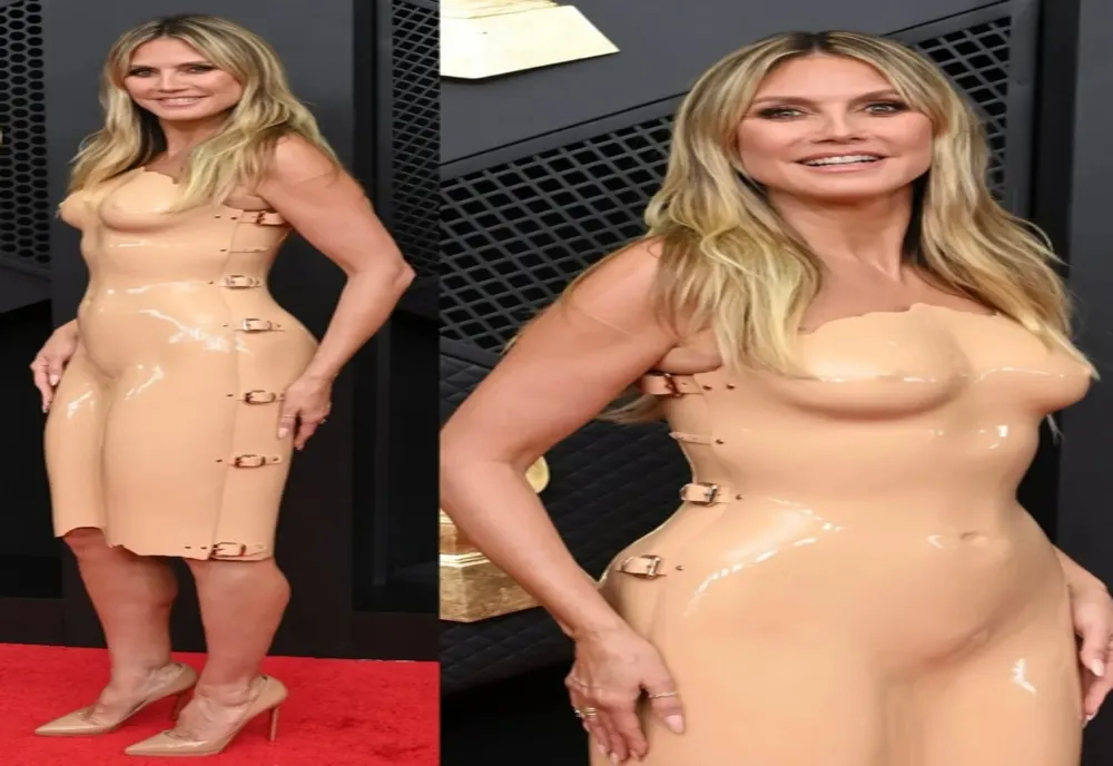 Cum a fost creată rochia lui Heidi Klum de la Premiile Grammy 2026. Vedeta a stat în picioare toată gala