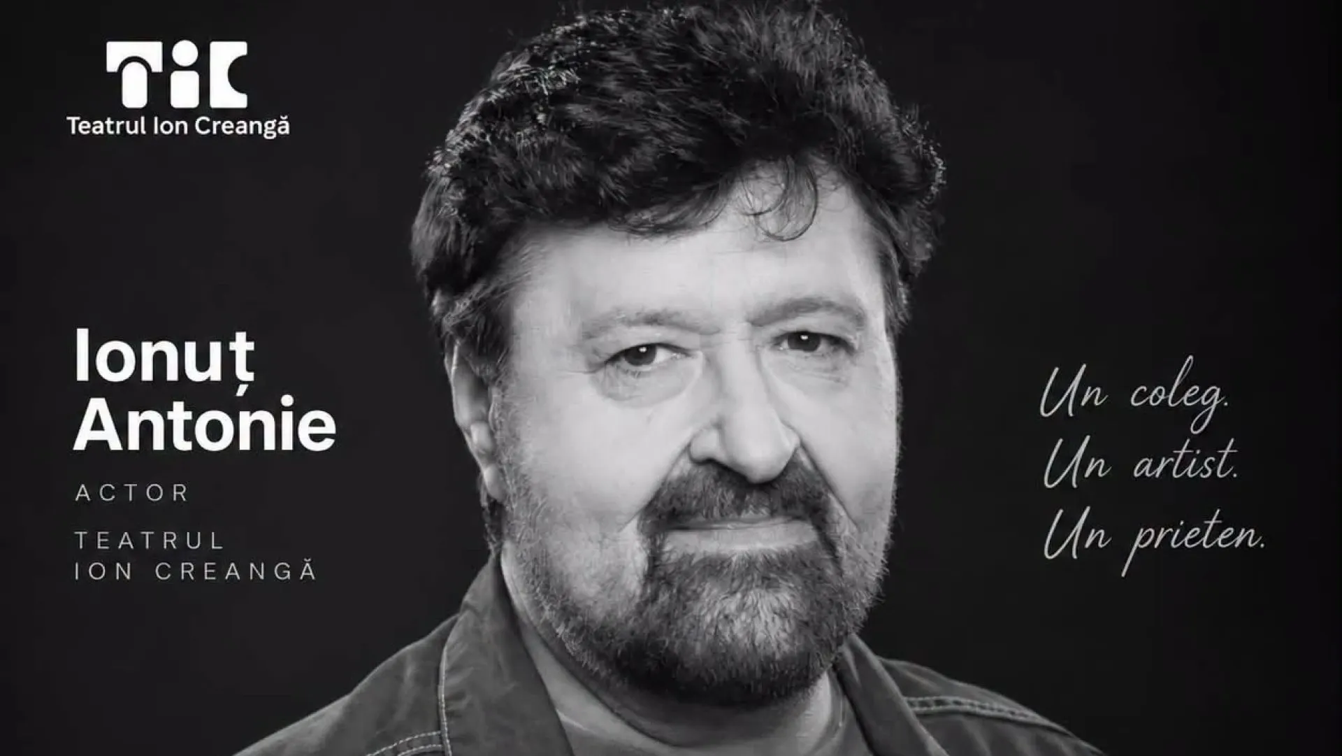 Actorul Ionuț Antonie