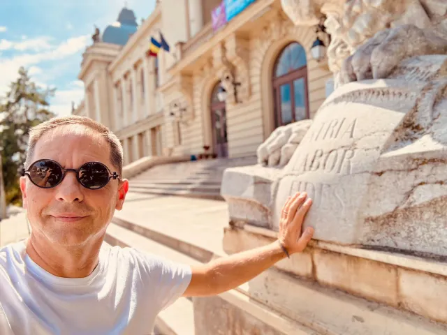 Dan Negru și soția sa, Codruța, au fost din nou nași