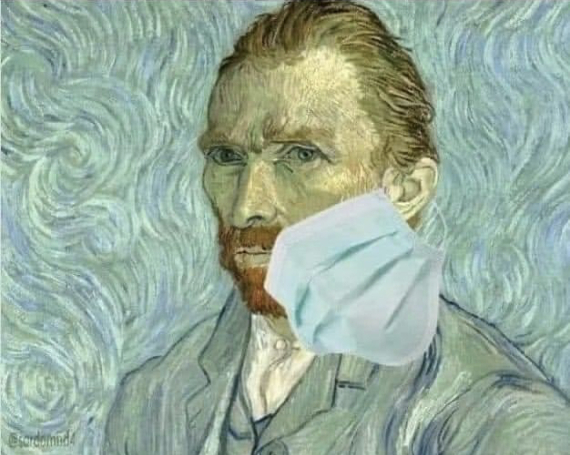 Ван Гог в маске